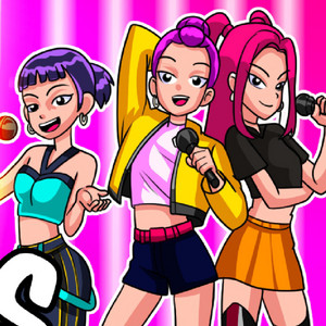 Festa a tema Huntrix per bambini